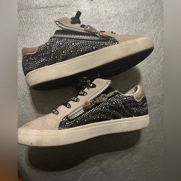 Vintage Havana Girls Sneakers with zippers on the side - Picture 4 of 7